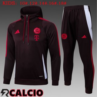 Giacca Con Cappuccio Tuta Calcio Bayern Monaco Bambino Rosso 2025/2026