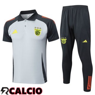 Insieme Polo S.L Benfica + Pantaloni Grigio 2025/2026