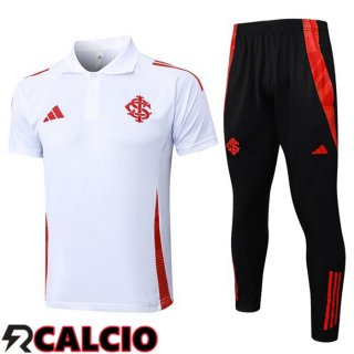 Insieme Polo SC Internacional + Pantaloni Bianco 2025/2026