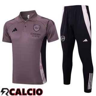 Insieme Polo Arsenal + Pantaloni Viola 2025/2026