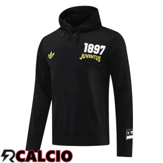 Felpa Con Cappuccio Juventus Nero 2025/2026