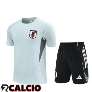 Insieme T Shirt Allenamento Giappone + Pantaloncini Grigio 2025/2026