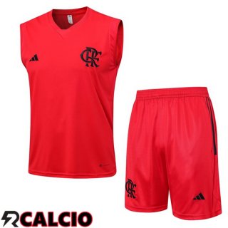 Canotta Calcio Flamengo + Pantaloncini Rosso 2023/2024