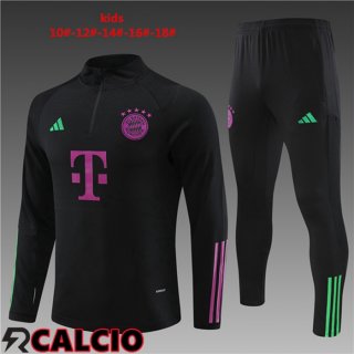 Insieme Tuta Calcio Bayern Monaco Bambino Nero 2023/2024