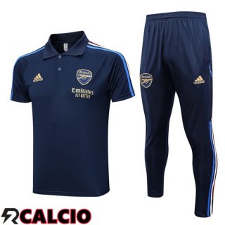 Maglia Polo Arsenal + Pantaloni Blu Reale 2023/2024