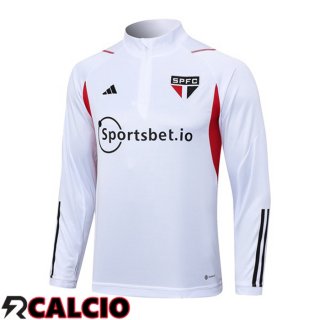 Felpa Allenamento Sao Paulo FC Bianco 2023/2024