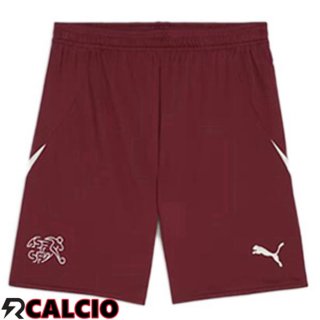 Pantaloncini Calcio Svizzero Prima Rosso 2024/2025