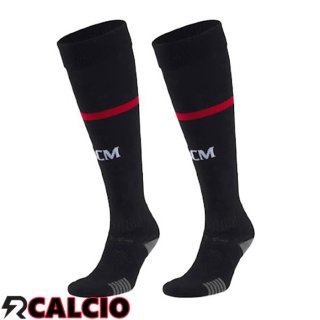 Calzini Calcio AC Milan Quarto Nero 2022/2023