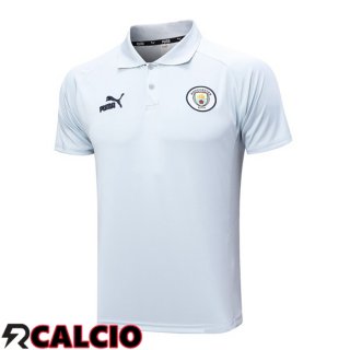 Maglia Polo Manchester City Bianco 2023/2024