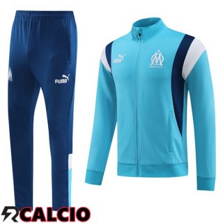 Insieme Tuta Calcio - Giacca Marsiglia OM Blu 2023/2024