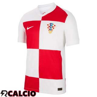 Maglie Calcio Croazia Prima Bianco UEFA Euro 2024