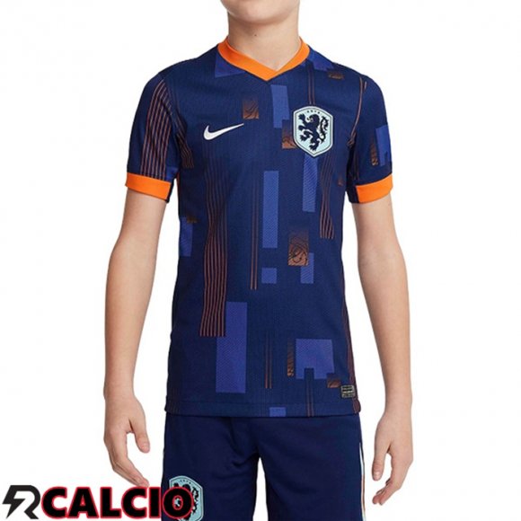 Maglie Calcio Paesi Bassi Bambino Seconda 2024/2025