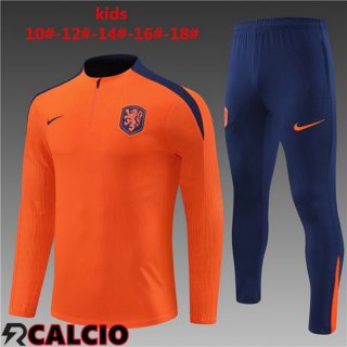 Tuta Calcio Paesi Bassi Bambino Arancia 2024/2025