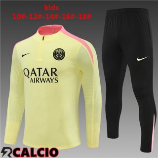 Tuta Calcio Paris PSG Bambino Giallo 2024/2025