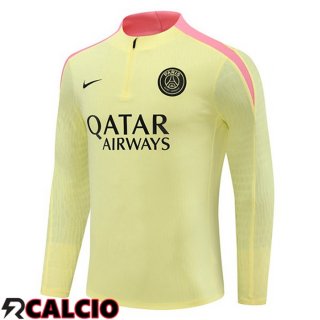 Felpa Allenamento Paris PSG Giallo 2024/2025