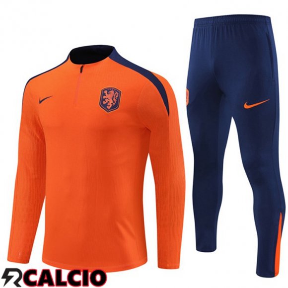 Tuta Calcio Paesi Bassi Arancia 2024/2025
