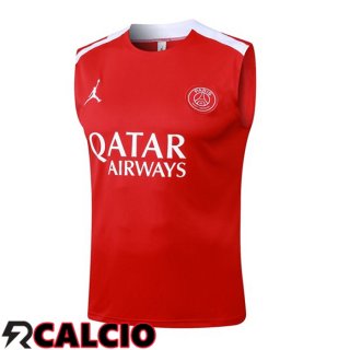 Canotta Allenamento Jordan Paris PSG Rosso 2025/2026