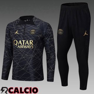Insieme Tuta Calcio Paris PSG Bambino Nero 2023/2024