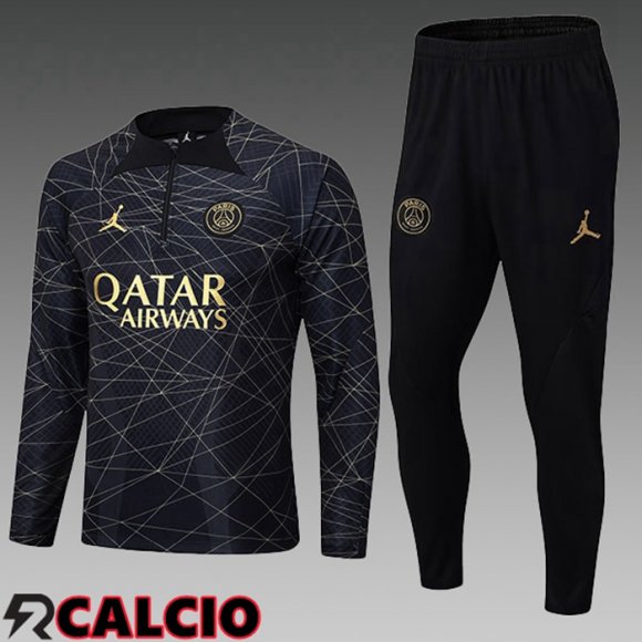 Insieme Tuta Calcio Paris PSG Bambino Nero 2023/2024