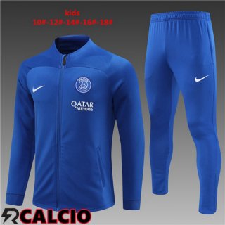 Insieme Tuta Calcio - Giacca Paris PSG Bambino Blu 2023/2024