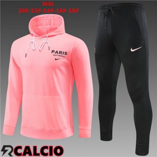 Insieme Giacca Con Cappuccio Tuta Paris PSG Bambino Rosa 2023/2024