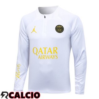 Felpa Allenamento Paris PSG Bianco 2023/2024