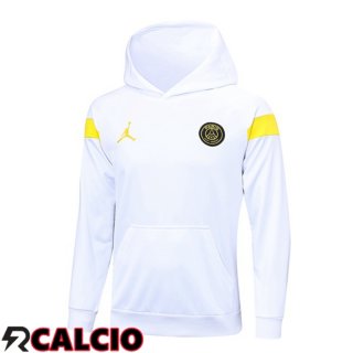 Felpa Cappuccio Paris PSG Bianco 2023/2024