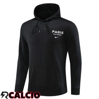 Felpa Cappuccio Paris PSG Nero 2023/2024
