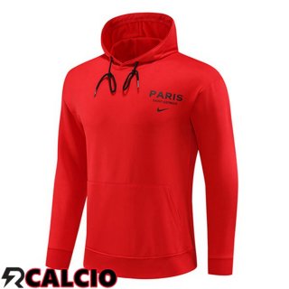 Felpa Cappuccio Paris PSG Rosso 2023/2024