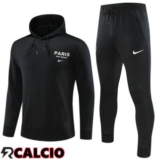 Giacca Con Cappuccio Tuta Paris PSG Nero 2023/2024