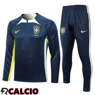 Insieme Tuta Calcio Brasile Blu Reale 2023/2024