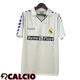 Prima Maglia Real Madrid Retro Bianco 1989-1990
