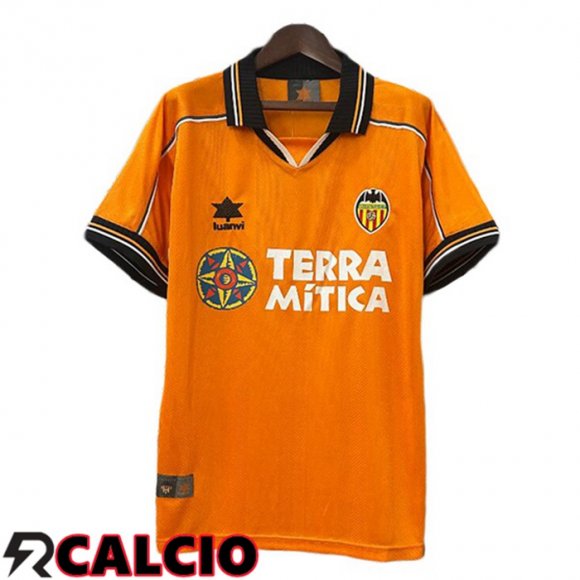 Seconda Maglia Valencia CF Retro Arancia 1999-2000