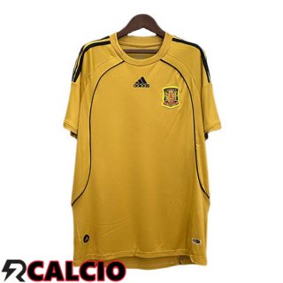 Terza Maglia Spagna Retro Giallo 2008