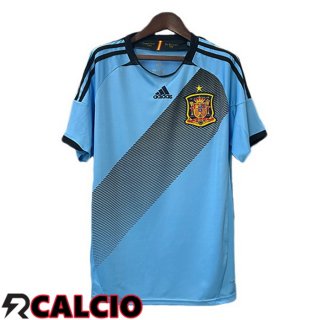 Seconda Maglia Spagna Retro Blu 2012