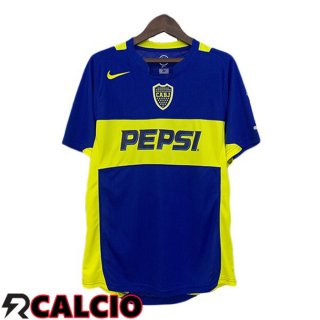 Prima Maglia Boca Juniors Retro Blu Reale Giallo 2004-2005