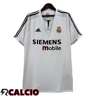 Prima Maglia Real Madrid Retro Bianco 2003-2004