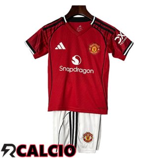 Prima Maglia Manchester United Bambino 2025/2026
