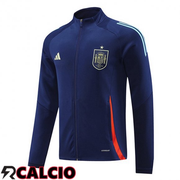 Giacca Calcio Spagna Blu Reale 2024/2025