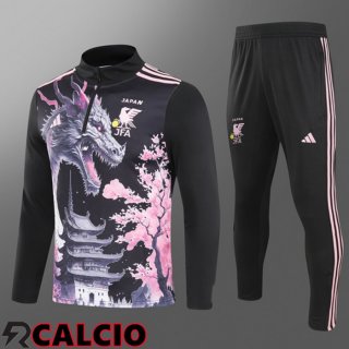 Insieme Tuta Calcio Giappone Bambino Nero 2024/2025