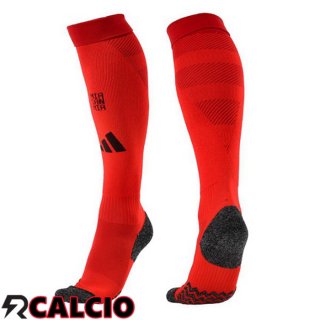 Calzini Calcio Bayern Monaco Prima Rosso 2024/2025