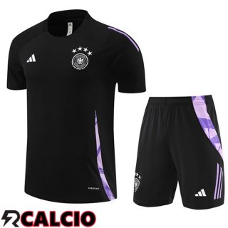 T Shirt Allenamento Germania + Pantaloncini Nero 2024/2025