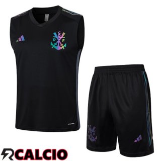 Canotta Allenamento Flamengo + Pantaloncini Nero 2024/2025