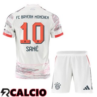 Seconda Maglia Bayern Monaco (Sané 10) Bambino Bianco 2025/2026