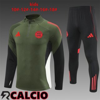 Insieme Tuta Calcio Bayern Monaco Bambino Verde 2025/2026