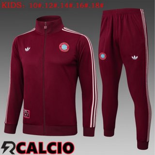 Insieme Tuta Calcio - Giacca Bayern Monaco Bambino Marrone 2025/2026