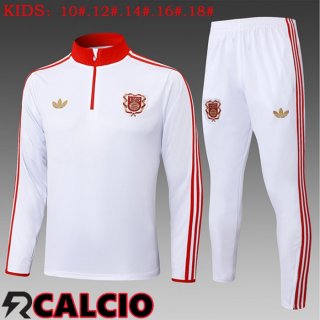 Insieme Tuta Calcio Bayern Monaco Bambino Bianco 2025/2026