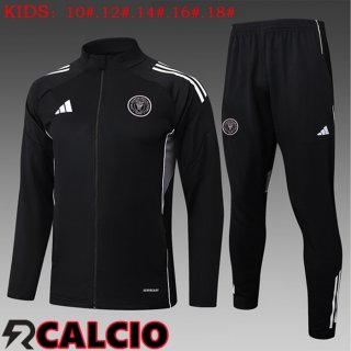 Insieme Tuta Calcio - Giacca Inter Miami CF Bambino Nero 2025/2026