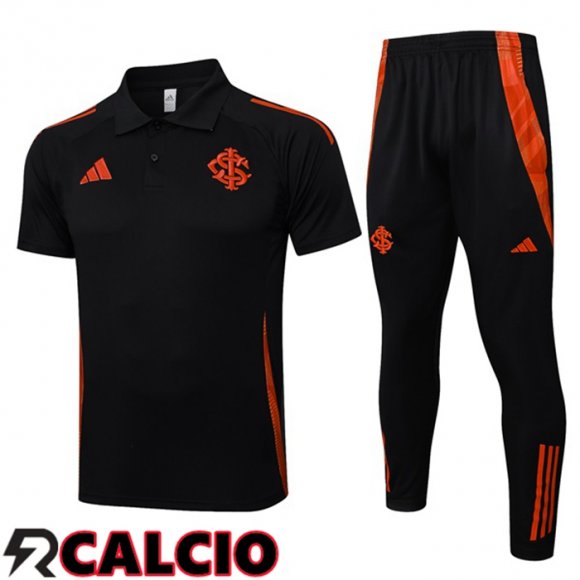 Insieme Polo SC Internacional + Pantaloni Nero 2025/2026