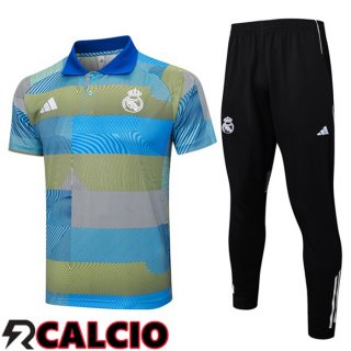 Insieme Polo Real Madrid + Pantaloni Blu 2025/2026